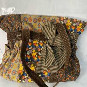 Vintage Unionbay Floral Patchwork Tote Bag.